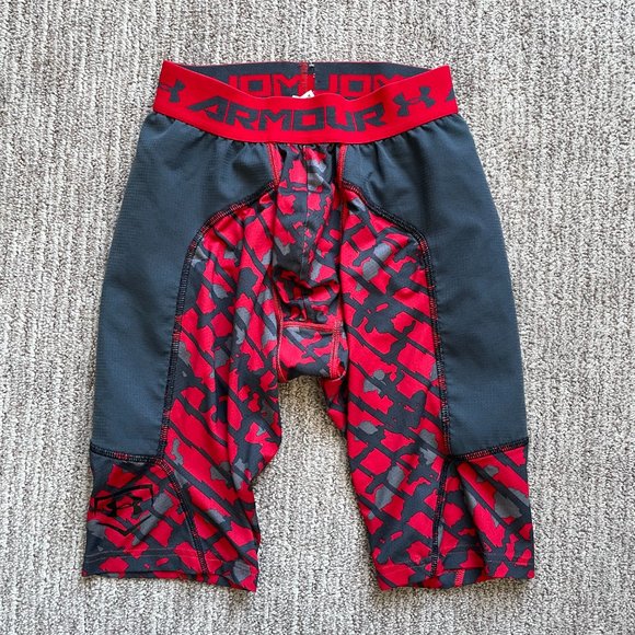 Under Armour Shorts Mens Small Under Armour Padded Baseball Sliding